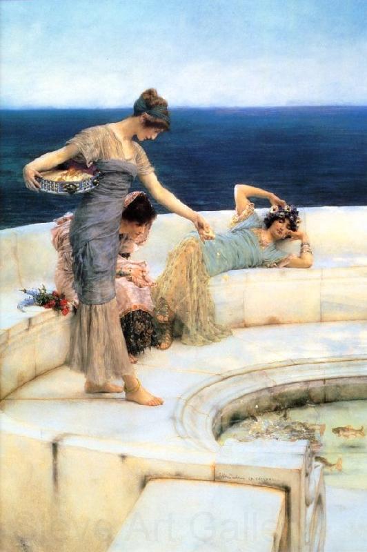 Alma Tadema Silver Favourites Norge oil painting art